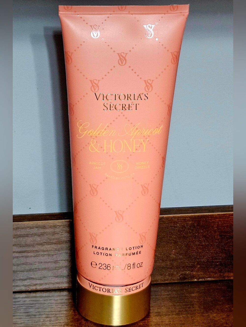 Victoria's Secret Golden Apricot & Honey Body Lotion New 8oz Womens Fragrance